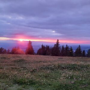 Sonneuntergang auf dem Kandel